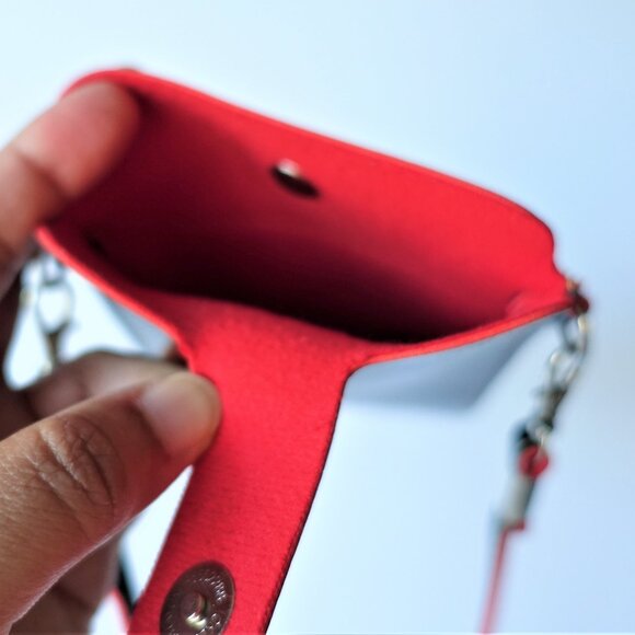 Ultra Slim PU Leather Protective Bag with Shoulder String Strap Metal Buckle - Picture 8 of 8